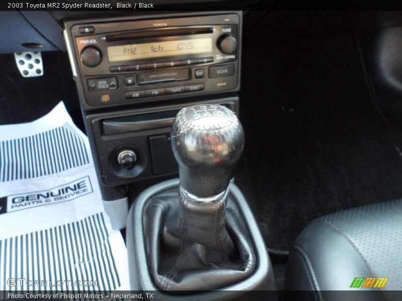 Black / Black 2003 Toyota MR2 Spyder Roadster