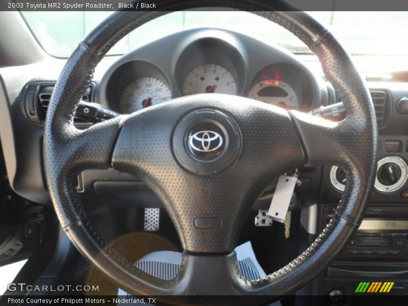 Black / Black 2003 Toyota MR2 Spyder Roadster