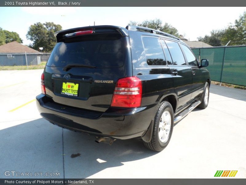 Black / Ivory 2001 Toyota Highlander V6