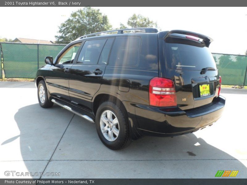 Black / Ivory 2001 Toyota Highlander V6