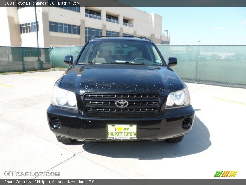 Black / Ivory 2001 Toyota Highlander V6