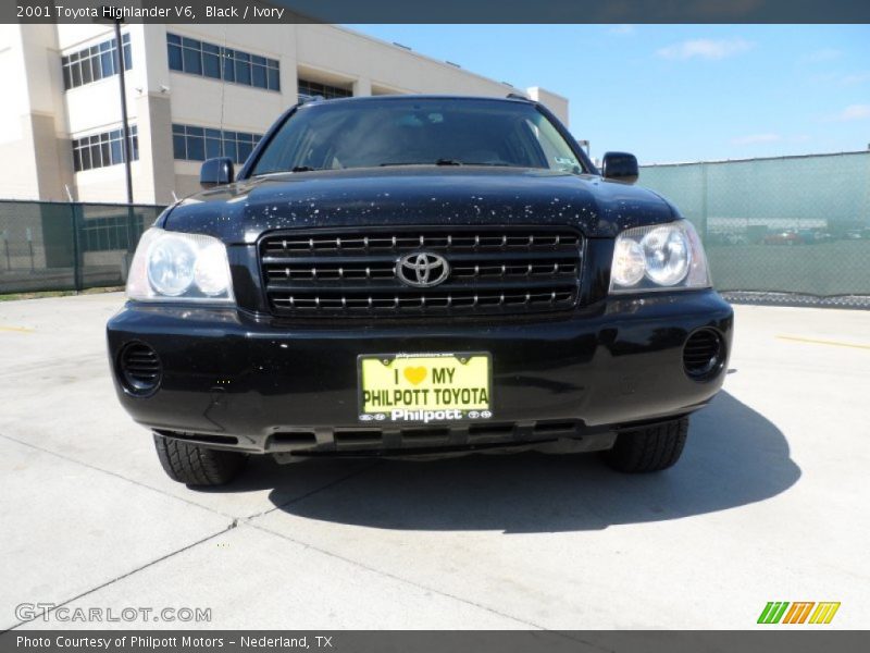 Black / Ivory 2001 Toyota Highlander V6