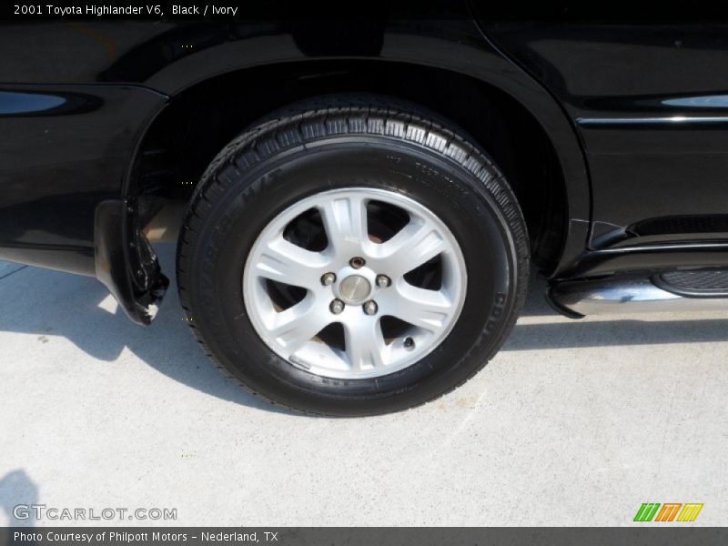 Black / Ivory 2001 Toyota Highlander V6