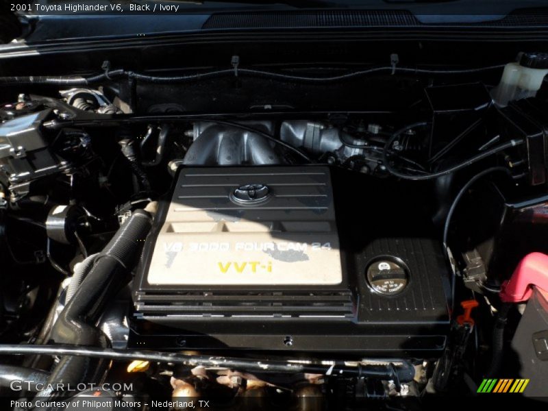 Black / Ivory 2001 Toyota Highlander V6