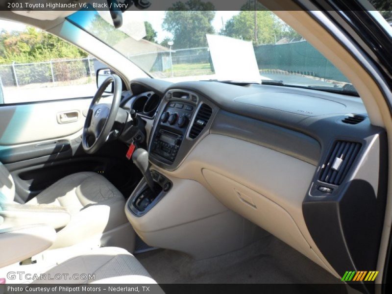Black / Ivory 2001 Toyota Highlander V6