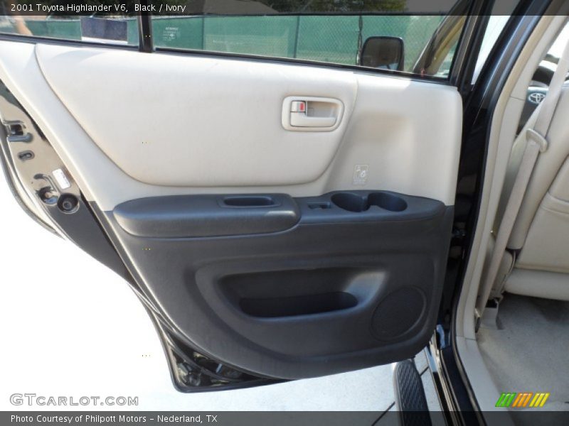 Black / Ivory 2001 Toyota Highlander V6