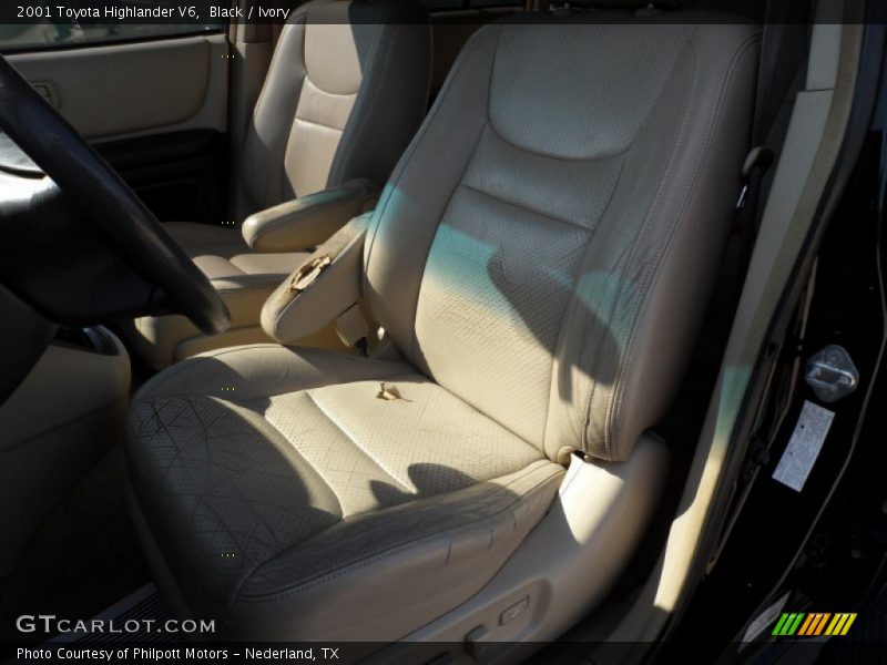 Black / Ivory 2001 Toyota Highlander V6