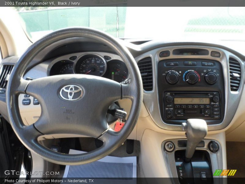 Black / Ivory 2001 Toyota Highlander V6