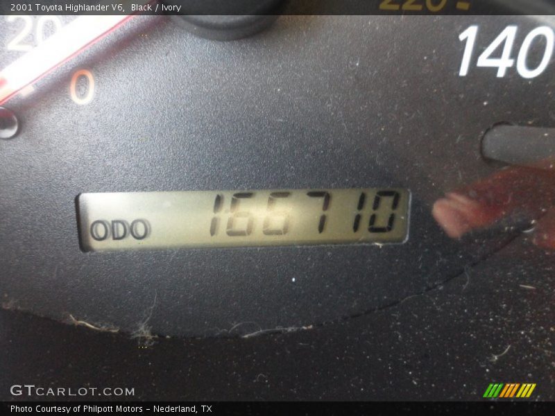 Black / Ivory 2001 Toyota Highlander V6