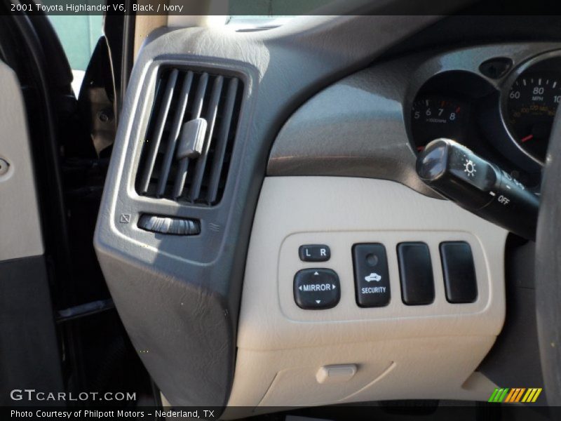 Controls of 2001 Highlander V6