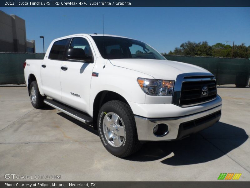 Super White / Graphite 2012 Toyota Tundra SR5 TRD CrewMax 4x4