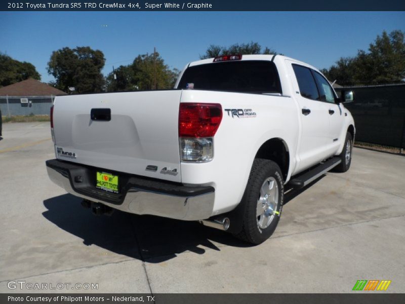 Super White / Graphite 2012 Toyota Tundra SR5 TRD CrewMax 4x4