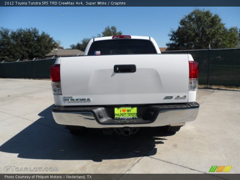Super White / Graphite 2012 Toyota Tundra SR5 TRD CrewMax 4x4