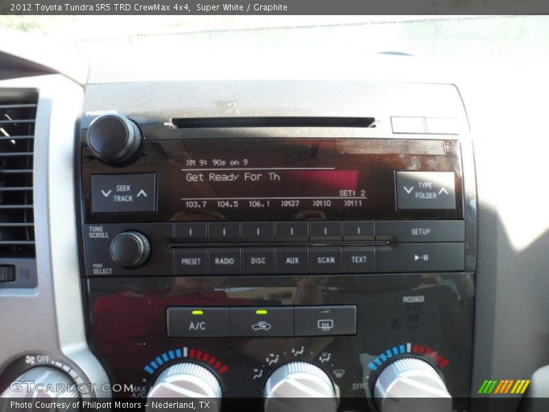 Super White / Graphite 2012 Toyota Tundra SR5 TRD CrewMax 4x4