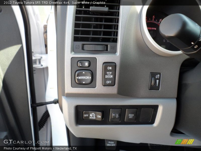 Controls of 2012 Tundra SR5 TRD CrewMax 4x4