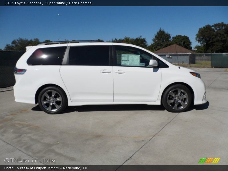  2012 Sienna SE Super White