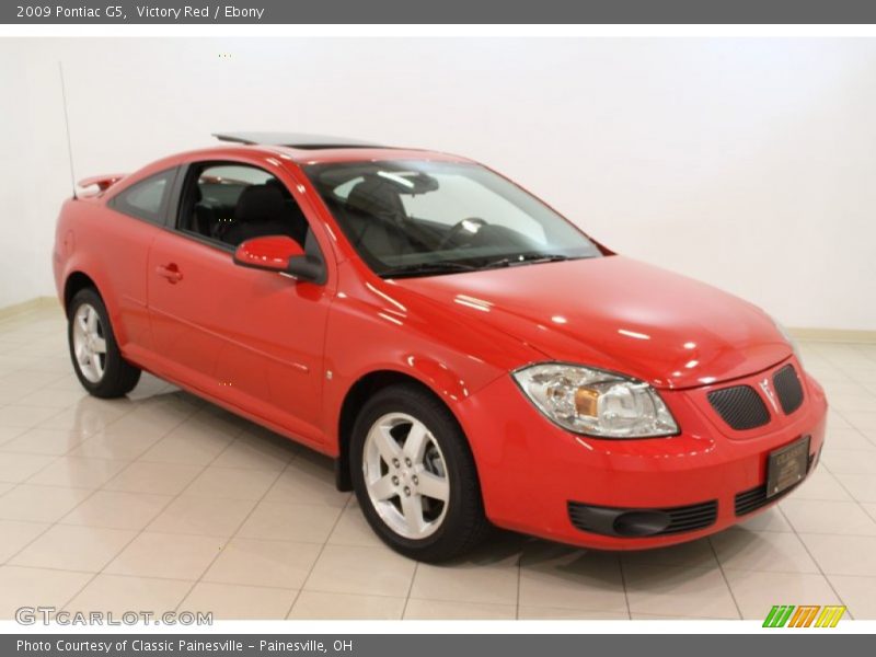 Victory Red / Ebony 2009 Pontiac G5