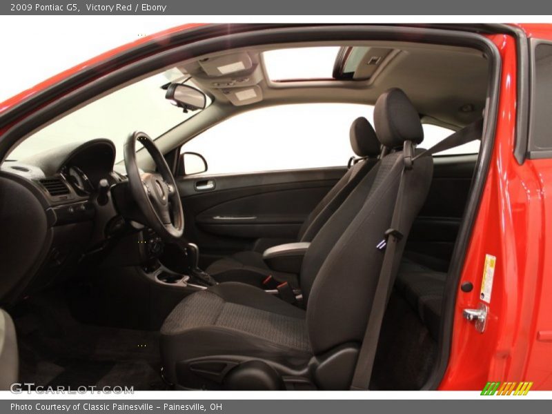 Victory Red / Ebony 2009 Pontiac G5