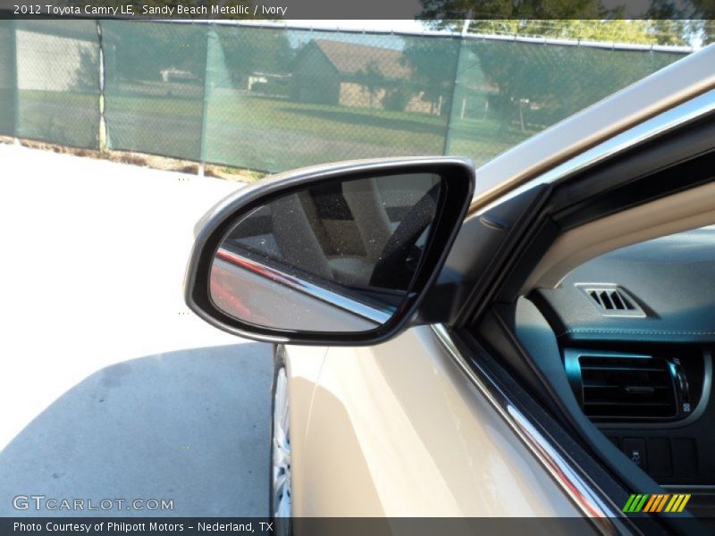 Sandy Beach Metallic / Ivory 2012 Toyota Camry LE