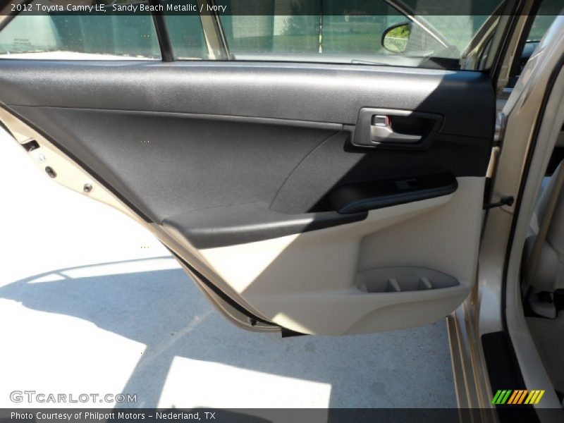 Sandy Beach Metallic / Ivory 2012 Toyota Camry LE