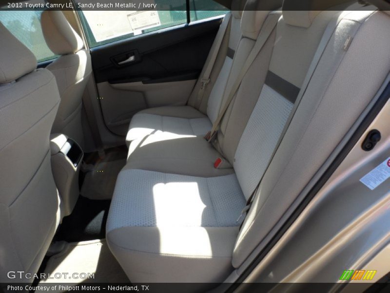 Sandy Beach Metallic / Ivory 2012 Toyota Camry LE
