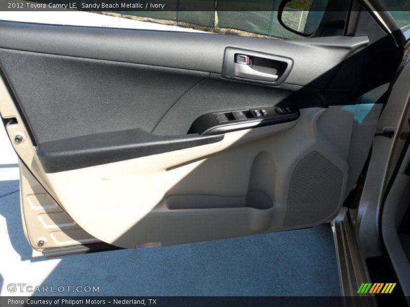 Sandy Beach Metallic / Ivory 2012 Toyota Camry LE
