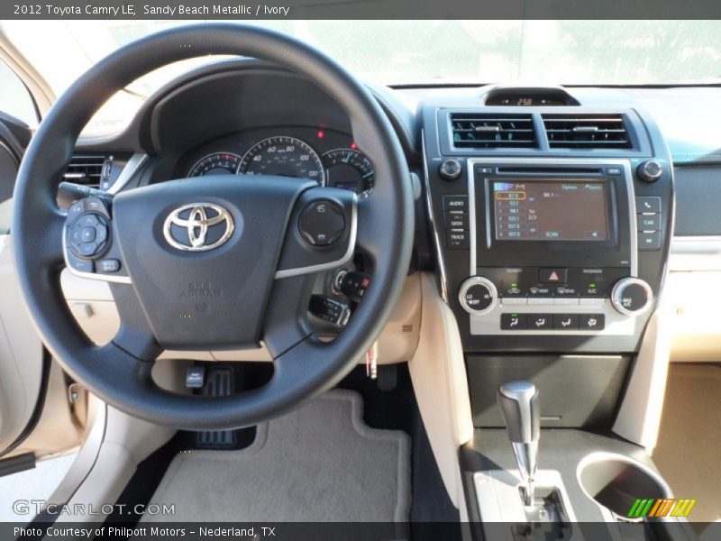 Sandy Beach Metallic / Ivory 2012 Toyota Camry LE