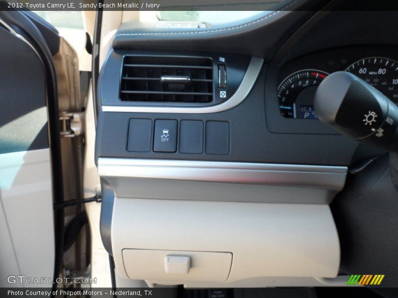 Sandy Beach Metallic / Ivory 2012 Toyota Camry LE