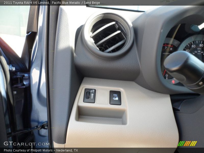 Pacific Blue Metallic / Sand Beige 2011 Toyota RAV4 V6 Limited