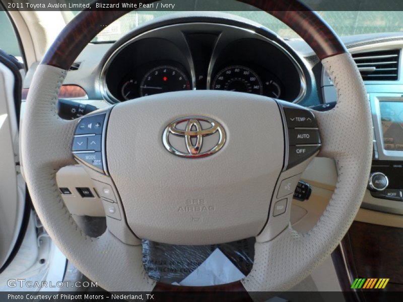 Blizzard White Pearl / Ivory 2011 Toyota Avalon Limited