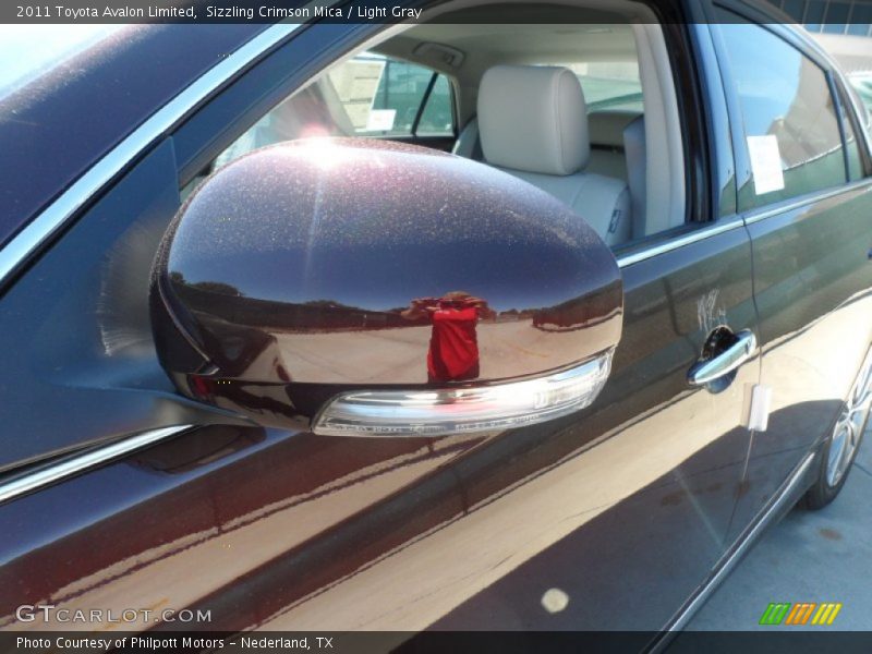 Sizzling Crimson Mica / Light Gray 2011 Toyota Avalon Limited