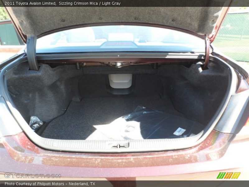 Sizzling Crimson Mica / Light Gray 2011 Toyota Avalon Limited