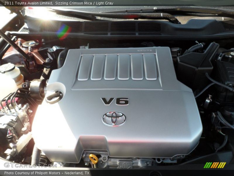 Sizzling Crimson Mica / Light Gray 2011 Toyota Avalon Limited