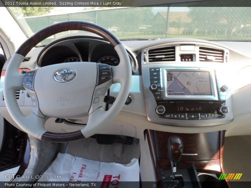 Sizzling Crimson Mica / Light Gray 2011 Toyota Avalon Limited