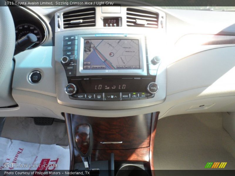 Sizzling Crimson Mica / Light Gray 2011 Toyota Avalon Limited