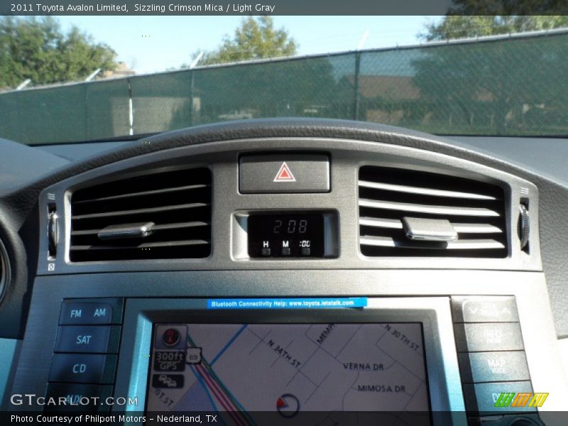 Sizzling Crimson Mica / Light Gray 2011 Toyota Avalon Limited