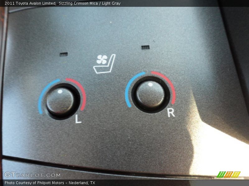 Sizzling Crimson Mica / Light Gray 2011 Toyota Avalon Limited