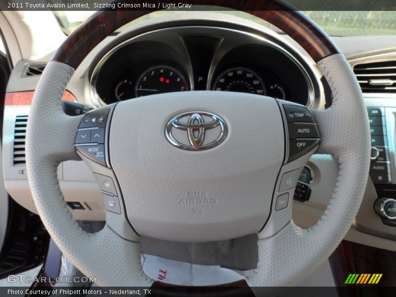 Sizzling Crimson Mica / Light Gray 2011 Toyota Avalon Limited