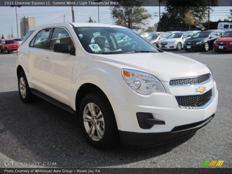 Summit White / Light Titanium/Jet Black 2012 Chevrolet Equinox LS