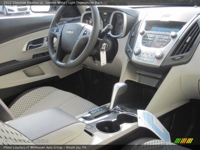 Summit White / Light Titanium/Jet Black 2012 Chevrolet Equinox LS