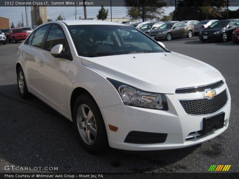 Summit White / Jet Black 2012 Chevrolet Cruze LT