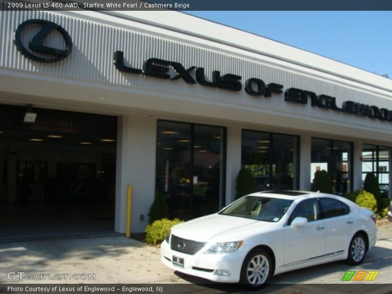 Starfire White Pearl / Cashmere Beige 2009 Lexus LS 460 AWD
