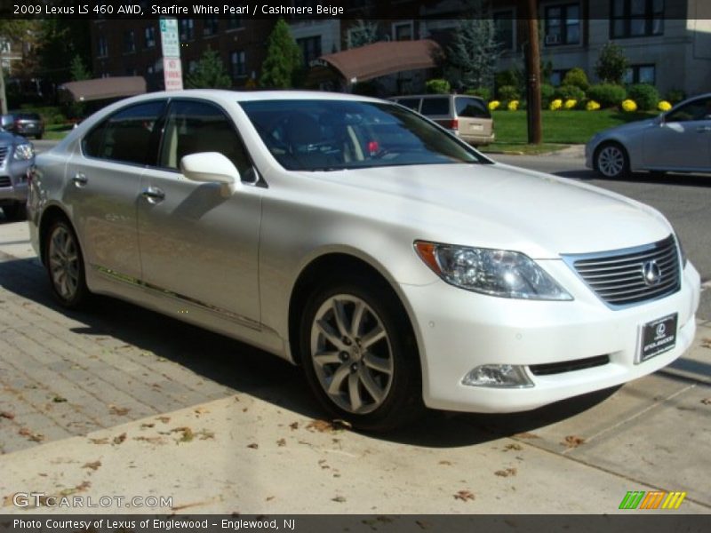 Starfire White Pearl / Cashmere Beige 2009 Lexus LS 460 AWD