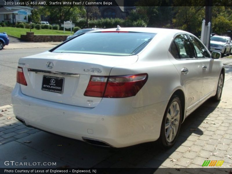 Starfire White Pearl / Cashmere Beige 2009 Lexus LS 460 AWD