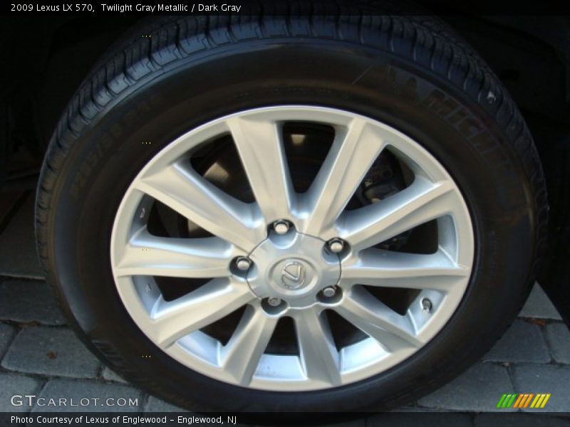 Twilight Gray Metallic / Dark Gray 2009 Lexus LX 570