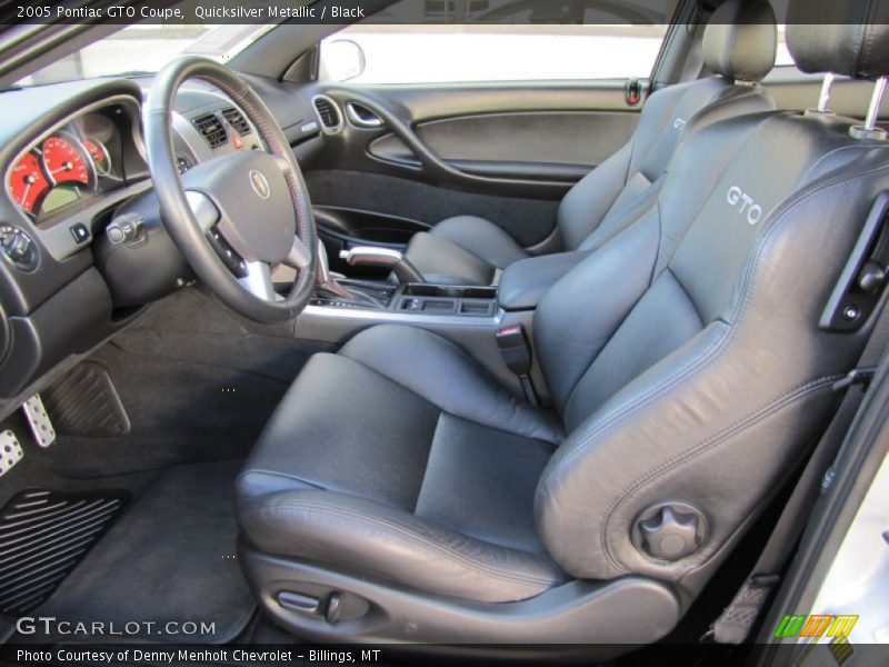  2005 GTO Coupe Black Interior