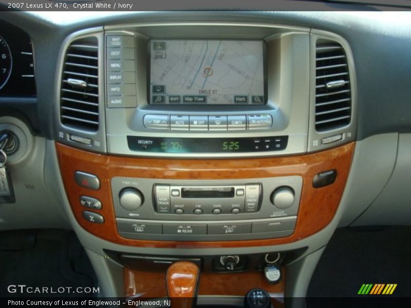 Controls of 2007 LX 470