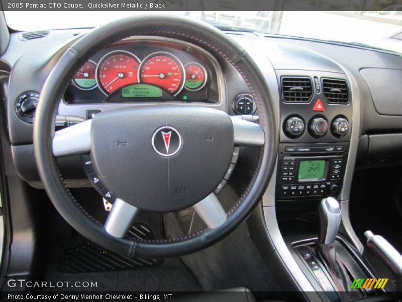 Dashboard of 2005 GTO Coupe