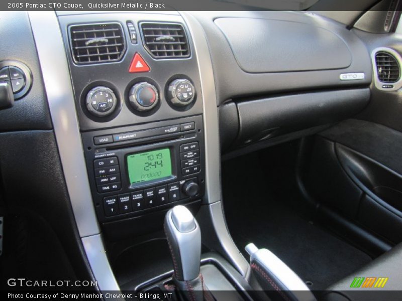 Quicksilver Metallic / Black 2005 Pontiac GTO Coupe