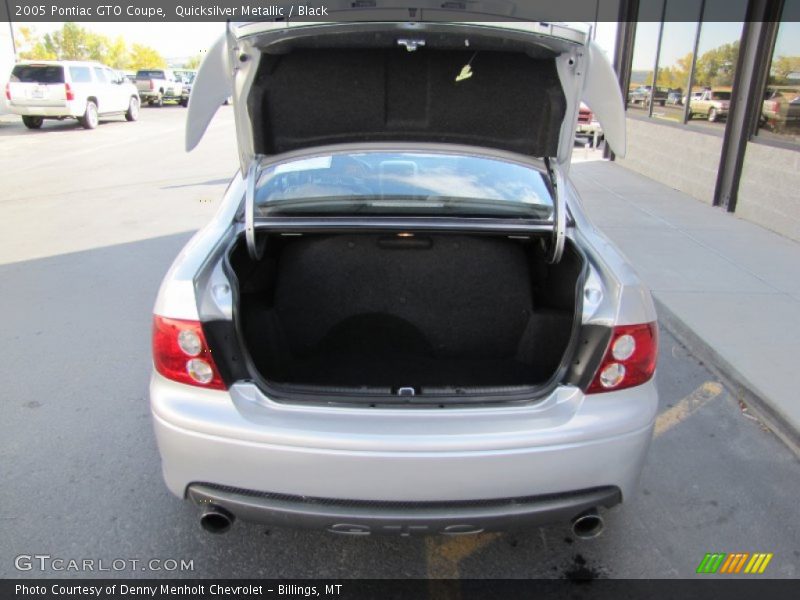 Quicksilver Metallic / Black 2005 Pontiac GTO Coupe